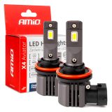 AMiO LED, 2 tk H8/H9/H11/H16 6500K max 44 W | HL Autoosad