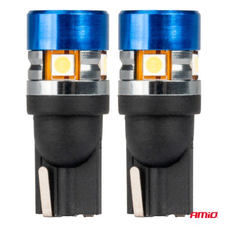 AMiO LED, 2 tk T10 W5W 5SMD 12/24 V CANbus valge | HL Autoosad