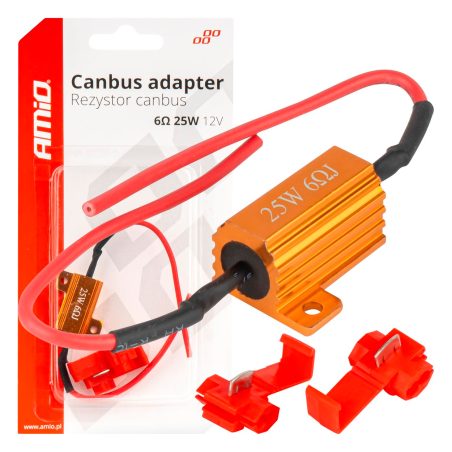 AMiO LED CANbus relee takisti 6Ω 25 W | HL Autoosad