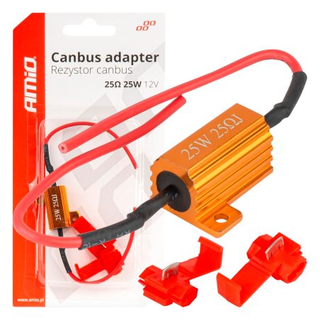 AMiO LED CANbus relee takisti 25Ω 25 W | HL Autoosad