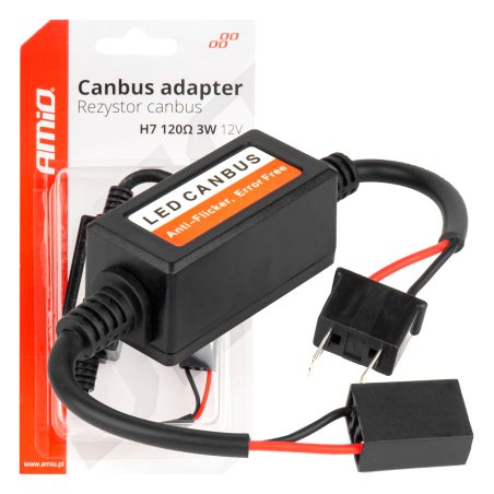 AMiO LED CANbus relee takisti H7 120 Ω 3 W | HL Autoosad