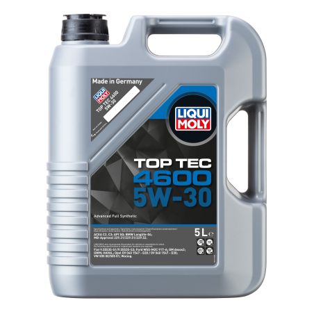 Liqui Moly Top Tec 4600 5W-30 mootoriõli C2/C3 5 L | HL Autoosad