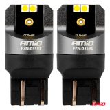 AMiO LED pirn, 2 tk CANbus W21/5W 4 x 3030SMD valge | HL Autoosad