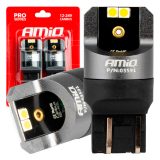 AMiO LED pirn, 2 tk CANbus W21/5W 4 x 3030SMD valge | HL Autoosad