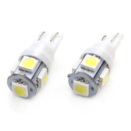 AMiO LED pirn, 2 tk T10 W5W 5 SMD 12 V | HL Autoosad