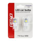 AMiO LED pirn, 2 tk T10 W5W 5 SMD 12 V | HL Autoosad