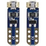 AMiO LED pirnid, 2 tk, T5, 1SMD, 12 V, valge | HL Autoosad