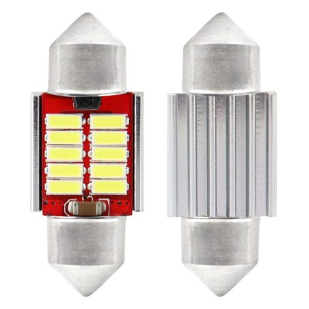 AMiO LED pirnid, 2 tk, CANbus 10smd 12/24 V, 31 x 12 | HL Autoosad