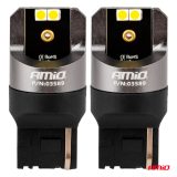 AMiO LED pirnid, 2 tk CANbus W21W 4 x 3030SMD valge | HL Autoosad
