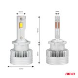 AMiO LED pirnid, 2 tk D-Basic Series D2S / D2R | HL Autoosad