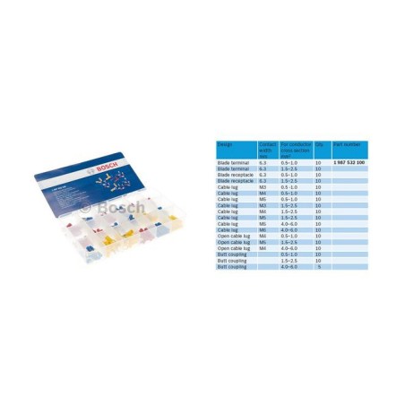 Bosch Connector Assortment, pistikute komplekt | HL Autoosad