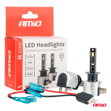 AMiO LED pirnid, 2 tk H-mini H1 12–24 V 50 W | HL Autoosad