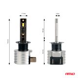 AMiO LED pirnid, 2 tk H-mini H1 12–24 V 50 W | HL Autoosad