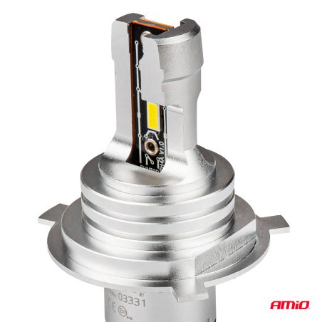 AMiO LED pirnid, 2 tk h-mini H4/H19 LED 12-24 W | HL Autoosad