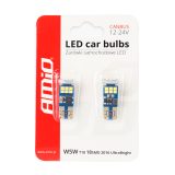 AMiO LED pirnid CANbus 18?SMD T10e (W5W)valge | HL Autoosad