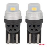 AMiO LED pirnid T10 W5W 2 x 3020 SMD 12/24 V valge | HL Autoosad