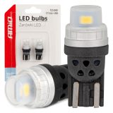 AMiO LED pirnid T10 W5W 2 x 3020 SMD 12/24 V valge | HL Autoosad