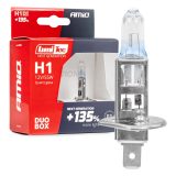 AMiO lumitec halogeenpirn H1, 2 tk 12 V 55 W + 135 | HL Autoosad