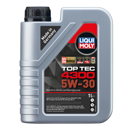 Liqui Moly Top Tec 4300 5W-30 mootoriõli C2 1 L | HL Autoosad