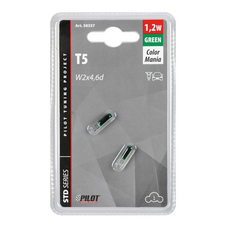 Lampa pirn, 2 tk, T5,12 V, 1,2 W ROH.W2 | HL Autoosad