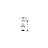 Lampa pirn, 2 tk micro 24 V 4 W BA9s E-mark | HL Autoosad