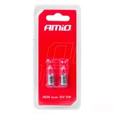 AMiO pirn halogeen H5W 12 V 5 W BAX9S, 2 tk | HL Autoosad