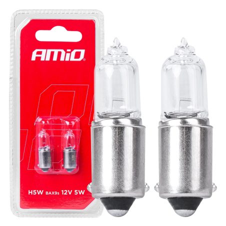 AMiO pirn halogeen H5W 12 V 5 W BAX9S, 2 tk | HL Autoosad