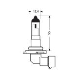 Lampa pirn HB4/9006 55 W 12 V | HL Autoosad