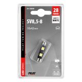 Lampa pirn hyper LED 10 x 42 mm 2SMD 10 W 12 V | HL Autoosad