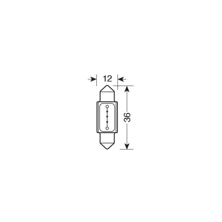 Lampa pirn hyper LED 11 x 35 mm 5smd | HL Autoosad