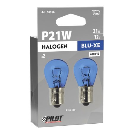 Lampa pirnid Blue-xe, 2 tk, 12 V, 21 W, BA15s | HL Autoosad
