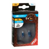 Lampa pirnid, 2 tk, T5, 12 V, 1led, sinised | HL Autoosad