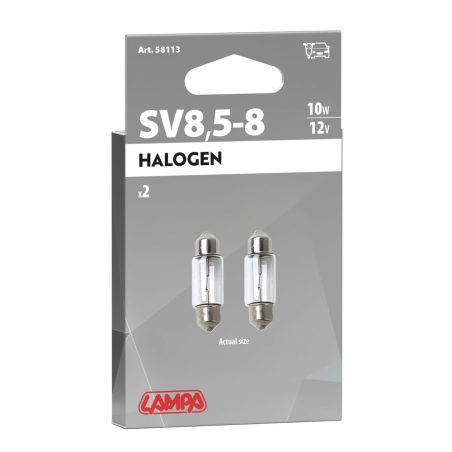 Lampa pirnid, 2 tk 10 W 10 x 31 mm SV8,5-8 | HL Autoosad