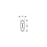 Lampa pirnid, 2 tk 10 W 10 x 31 mm SV8,5-8 | HL Autoosad