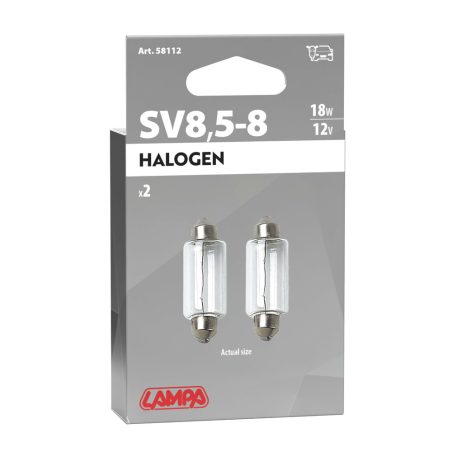 Lampa pirnid, 2 tk 18 W SV8,5,12 V, 15 x 44 mm | HL Autoosad