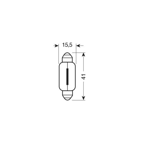 Lampa pirnid, 2 tk 18 W SV8,5,12 V, 15 x 44 mm | HL Autoosad