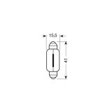Lampa pirnid, 2 tk 18 W SV8,5,12 V, 15 x 44 mm | HL Autoosad