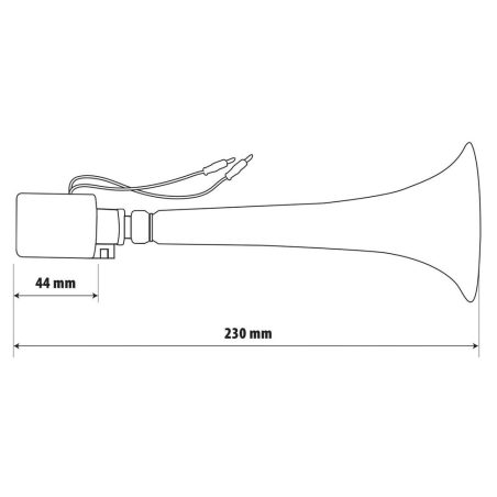 Lampa elektropneumaatiline pasun 12 V/24 V, 8 A | HL Autoosad