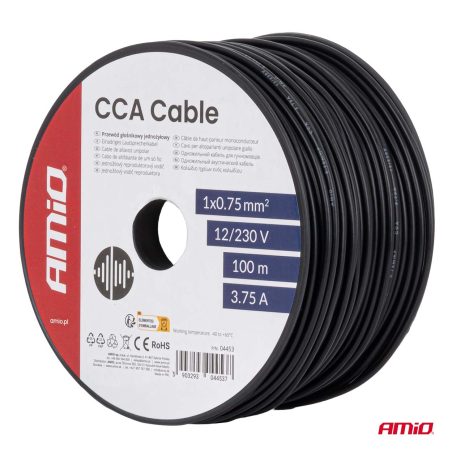 AMiO kaabel 1 x 0,75 mm² 100 m 3,75 A 12/230 V | HL Autoosad