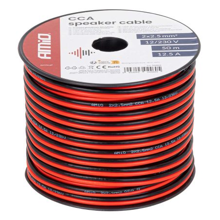 AMiO kaabel 2 x 2,5 mm² 50 m 12,5 A | HL Autoosad