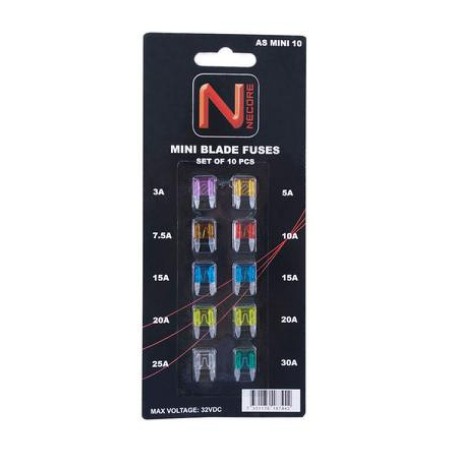 Nelco mini kaitsmete valik, 10 tk | HL Autoosad