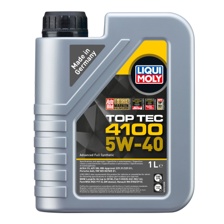 Liqui Moly Top Tec 4100 5W-40 mootoriõli C3 1 L | HL Autoosad