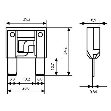 Lampa kaitse maxi 20 A 29,5 x 34,2 mm | HL Autoosad