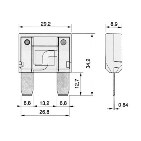 Lampa kaitse maxi 60 A 29,2 x 34,2 mm | HL Autoosad