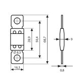 Lampa maxi kaitse, 12–32 V, 80 A, ANL tüüp | HL Autoosad