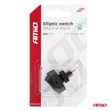 AMiO ellips lüliti ON/OFF, 12/24 V, 30 A, roheline | HL Autoosad