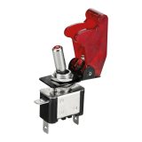 Lampa lüliti 12 V, LED punane, 20 A, ohutuskate | HL Autoosad