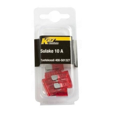 Kahvelkaitse 10 A, 5 tk, K27-blister | HL Autoosad
