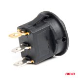 AMiO lüliti ümar 12 V 20 A roheline LED | HL Autoosad