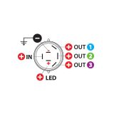 Lampa pööratav lüliti, 4 asendit, 12/24 V, 20 A | HL Autoosad